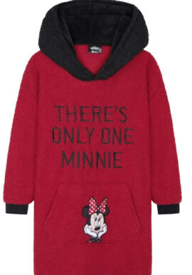 Fully Licensed There's Only One Minnie Mouse Fleece Oversized Hooded Top. Pk of 3