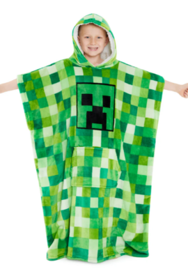 Fully Licensed Minecraft Long Oversized Fleece Hoodie. Pk of 3