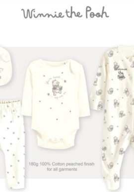 Fully Licensed Disney Winnie The Pooh 4pce Set. Pk of 6