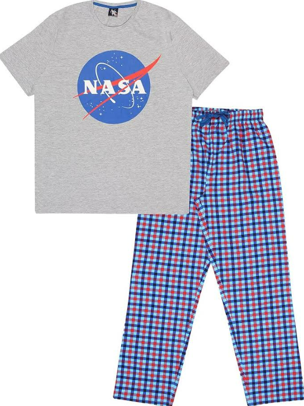 Fully Licensed Men's NASA Pyjamas. Pk of 6