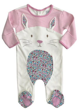 Ex Chainstore Bunny Babygrow. Pk of 13