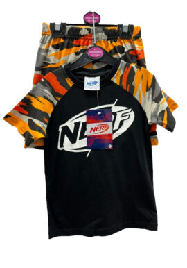 Fully Licensed Boys Nerf Short Pyjamas. Pk of 12
