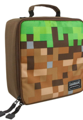 Fully Licensed Minecraft Green Insulated Lunch Box. Pk of 3