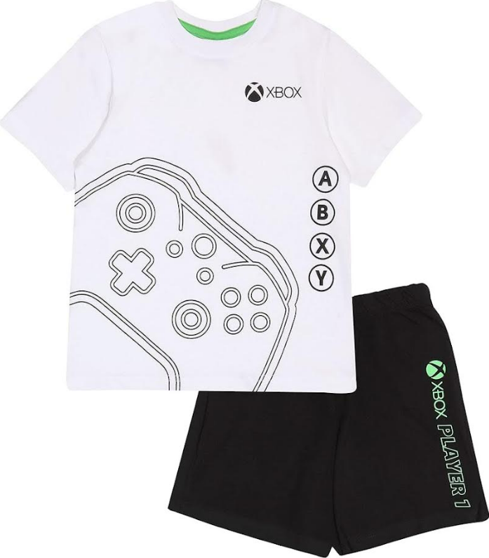 Fully Licensed Boys XBOX Short Pyjamas. Pk of 12