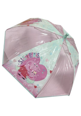 Fully Licensed Peppa Pig Mint Handle Umbrella. Pk of 3