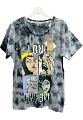 Fully Licensed Ladies Disney Villains T-Shirt. Pk of 7