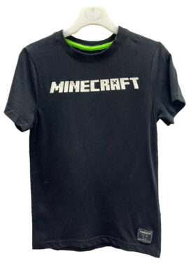 Ex Chainstore Black Minecraft T-Shirt. Pk of 14