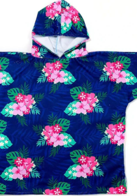 Drymee Floral Wearable Hooded Towel. Pk of 4