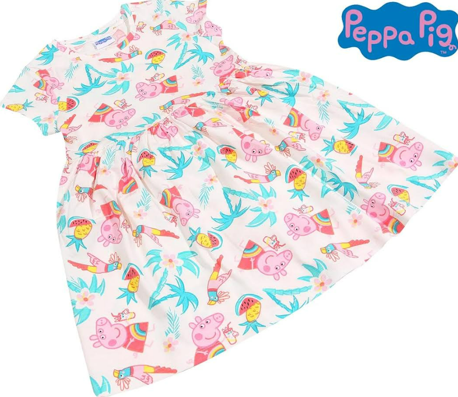 Fully Licensed Peppa Pig Tropical Dress. Pk of 6 - Image 2