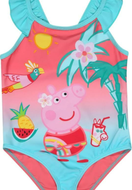 Fully Licensed Peppa Pig Tropical Swimsuit. Pk of 5
