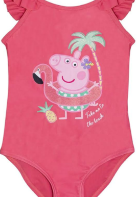 Fully Licensed Peppa Pig Flamingo Swimsuit. Pk of 17