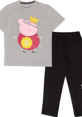 Fully Licensed Daddy Pig "Worlds Best Dad" Pyjama Set. Pk of 5