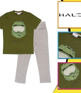 Fully Licensed HALO Pyjamas. Pk of 3