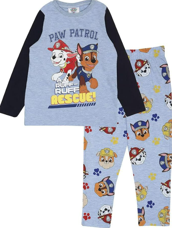Fully Licensed Boys Paw Patrol Pyjamas. Pk of 3 - Image 2