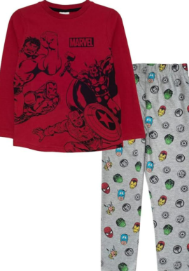 Fully Licensed Boys Marvel Pyjamas. Pk of 7