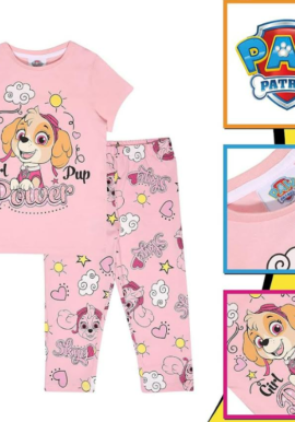 Fully Licensed Girls Paw Patrol Pyjamas. Pk of 3