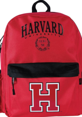 Fully Licensed Helix Harvard Large Backpack. Pk of 3