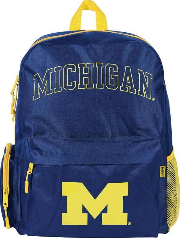 Fully Licensed Helix Michigan Large Backpack. Pk of 3