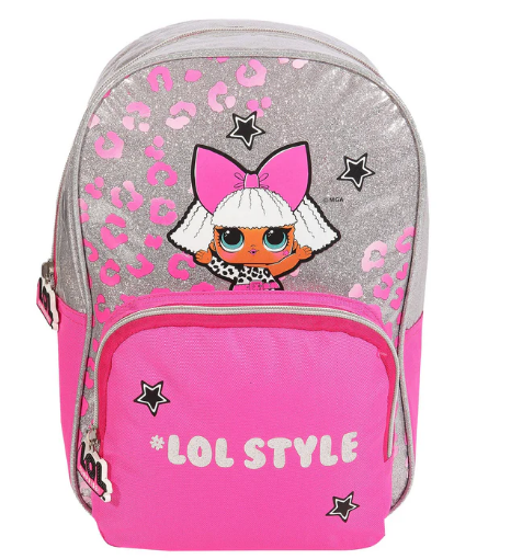 Fully Licensed Girls LOL DOLL Style Backpack. Pk of 3