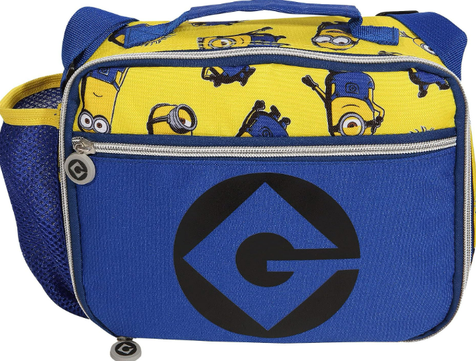 Fully Licensed Minions Lunch Bag. Pk of 3