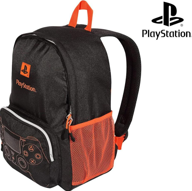 Fully Licensed Orange and Black Large PlayStation Backpack. Pk of 3 - Image 2