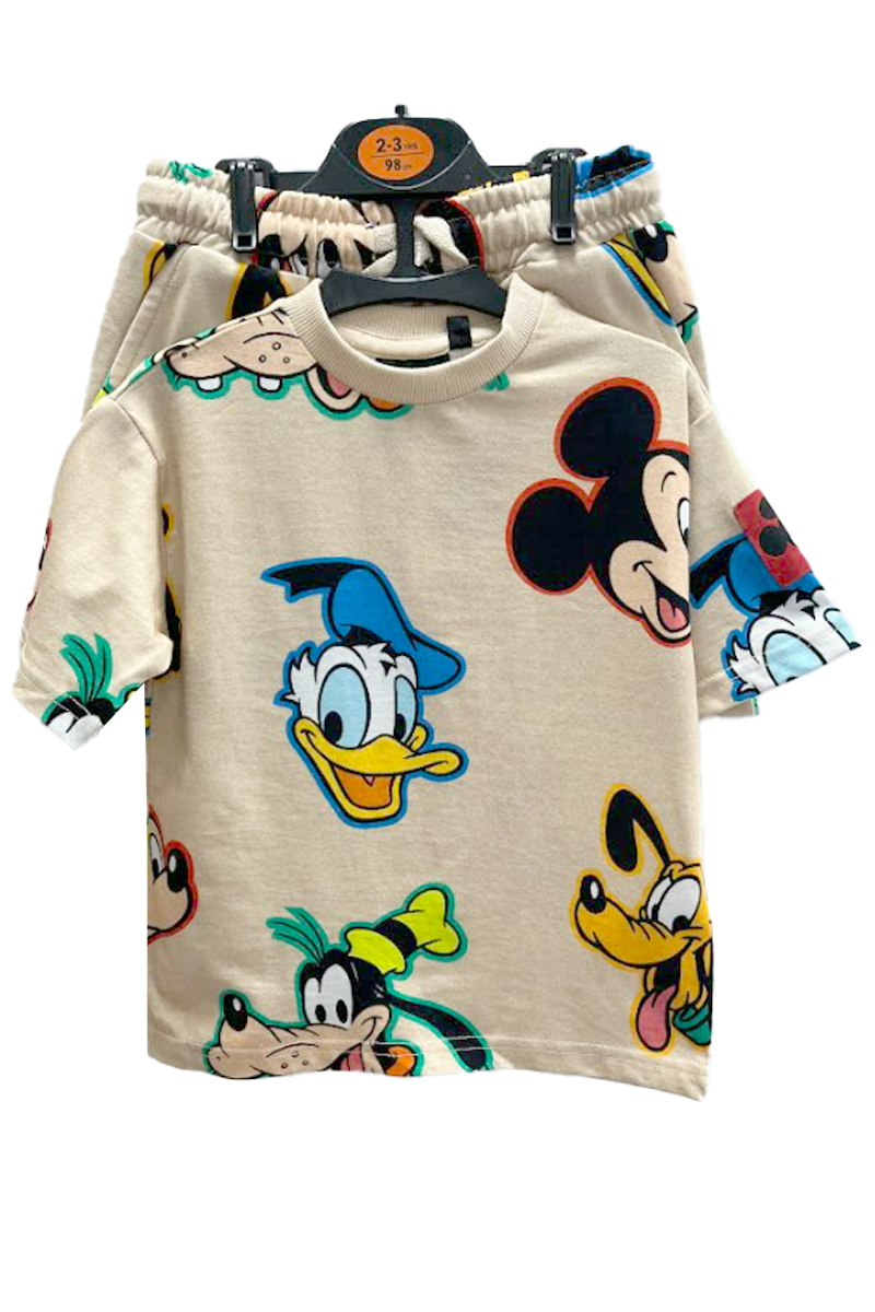Fully Licensed Mikey Mouse & Pals 2pce Set. Pk of 5