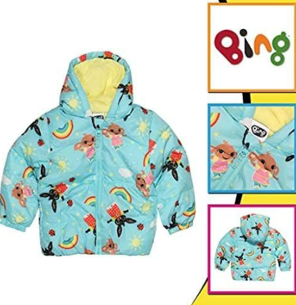 Fully Licensed Bing Puffer Jacket. Pk of 10 - Image 2
