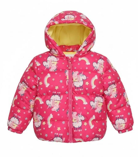 Fully Licensed Peppa Pig Puffer Jacket. Pk of 5