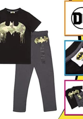 Fully Licensed Black Batman Pyjamas. Pk of 12