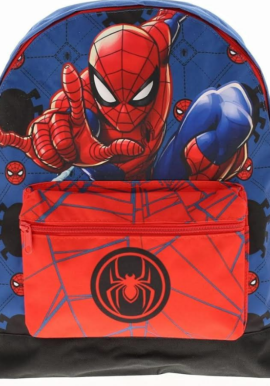 Fully Licensed Spiderman Front Pocket Backpack. Pk of 3