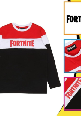 Fully Licensed FORTNITE Long Sleeved T-Shirt. Pk of 3