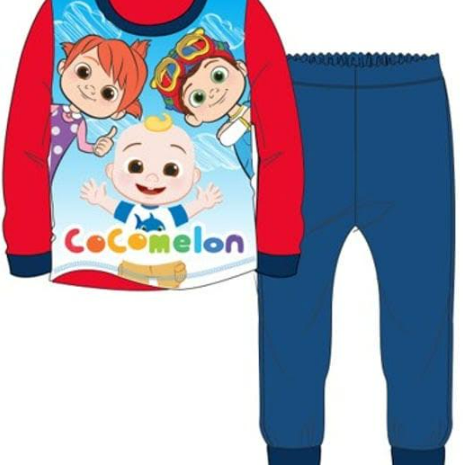 Fully Licensed Cocomelon Red Sleeves Pyjamas. Pk of 6