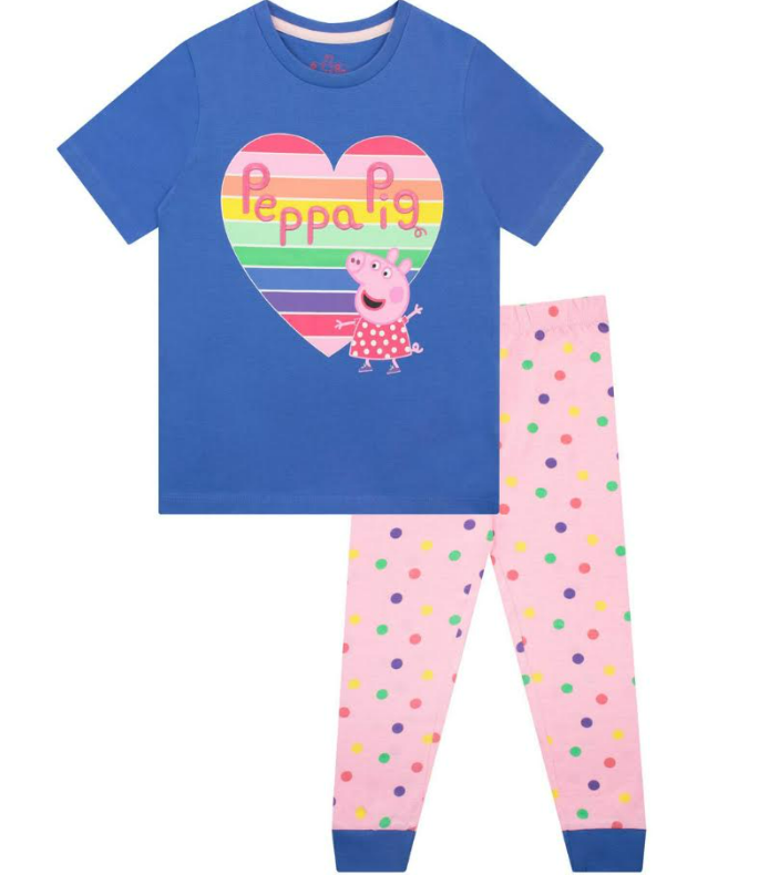 Fully Licensed Peppa Pig Pyjamas. Pk of 5