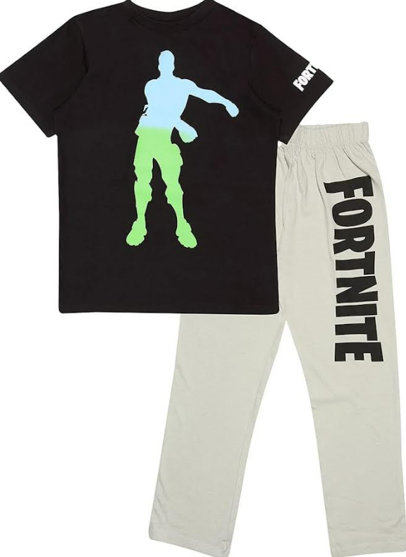 Fully Licensed Fornite Flossing Emotes Short Sleeved Pyjamas. Pk of 10