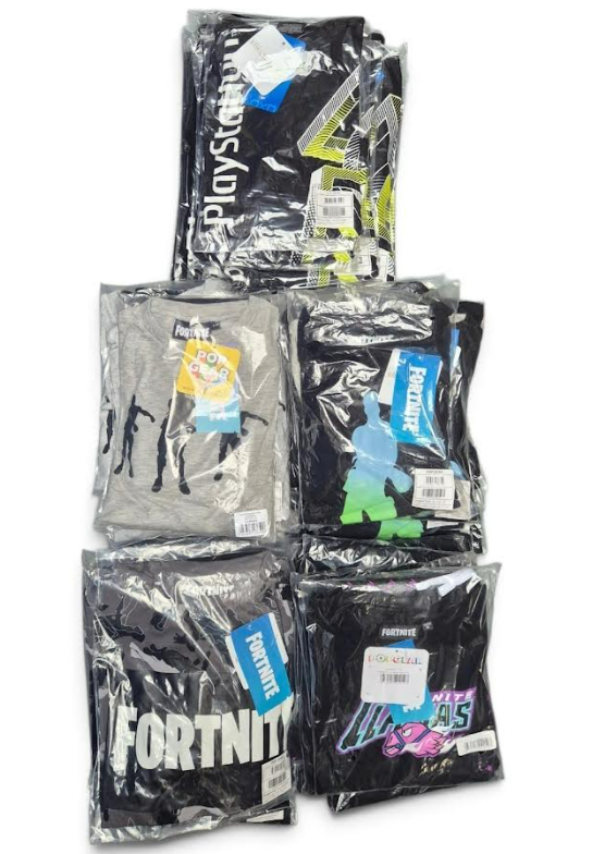 BULK BUY - Fully Licensed Assorted Gaming Pyjamas. Pk of 50