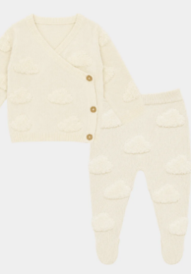 Ex Chainstore 2pce Cream Cloud Set. Pk of 5