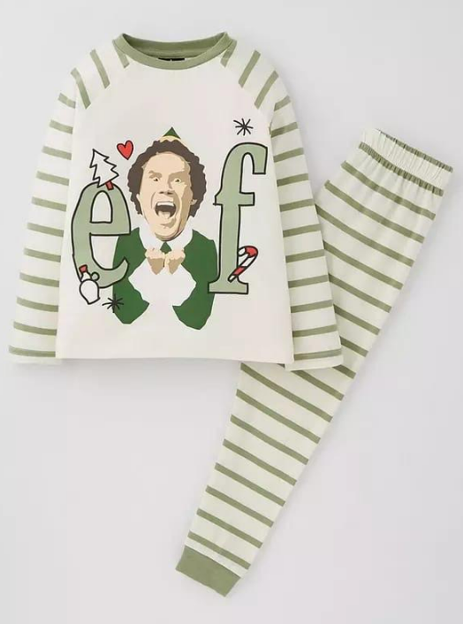 Fully Licensed Elf Ladies Pyjamas. Pk of 5