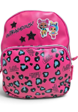 Fully Licensed LOL Doll Outrageous PVC Backpack. Pk of 3