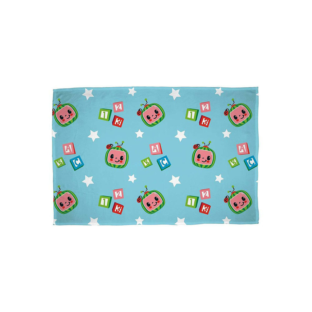 Fully Licensed Cocomelon Blanket. Pk of 3